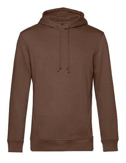 Hoodie in Mocca, vooraanzicht