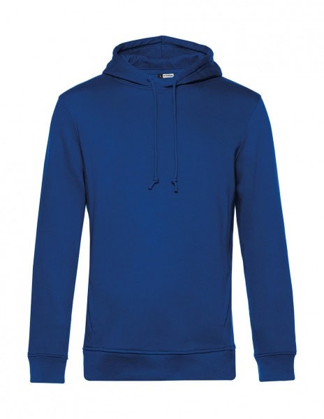 Hoodie in Royal Blauw, vooraanzicht