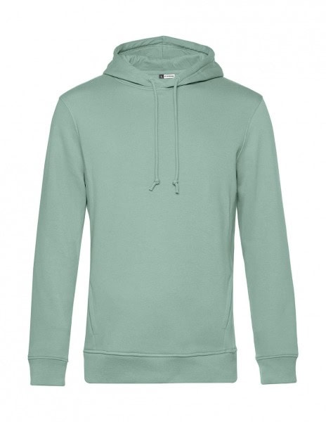 Hoodie in Salie groen, vooraanzicht