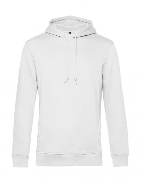 Hoodie in Wit, vooraanzicht