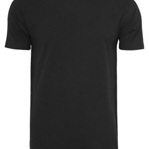 T-shirt BY004 in Zwart, vooraanzicht
