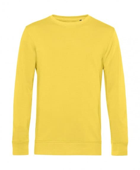 Sweater B&C Inspire WU31B in Geel, vooraanzicht
