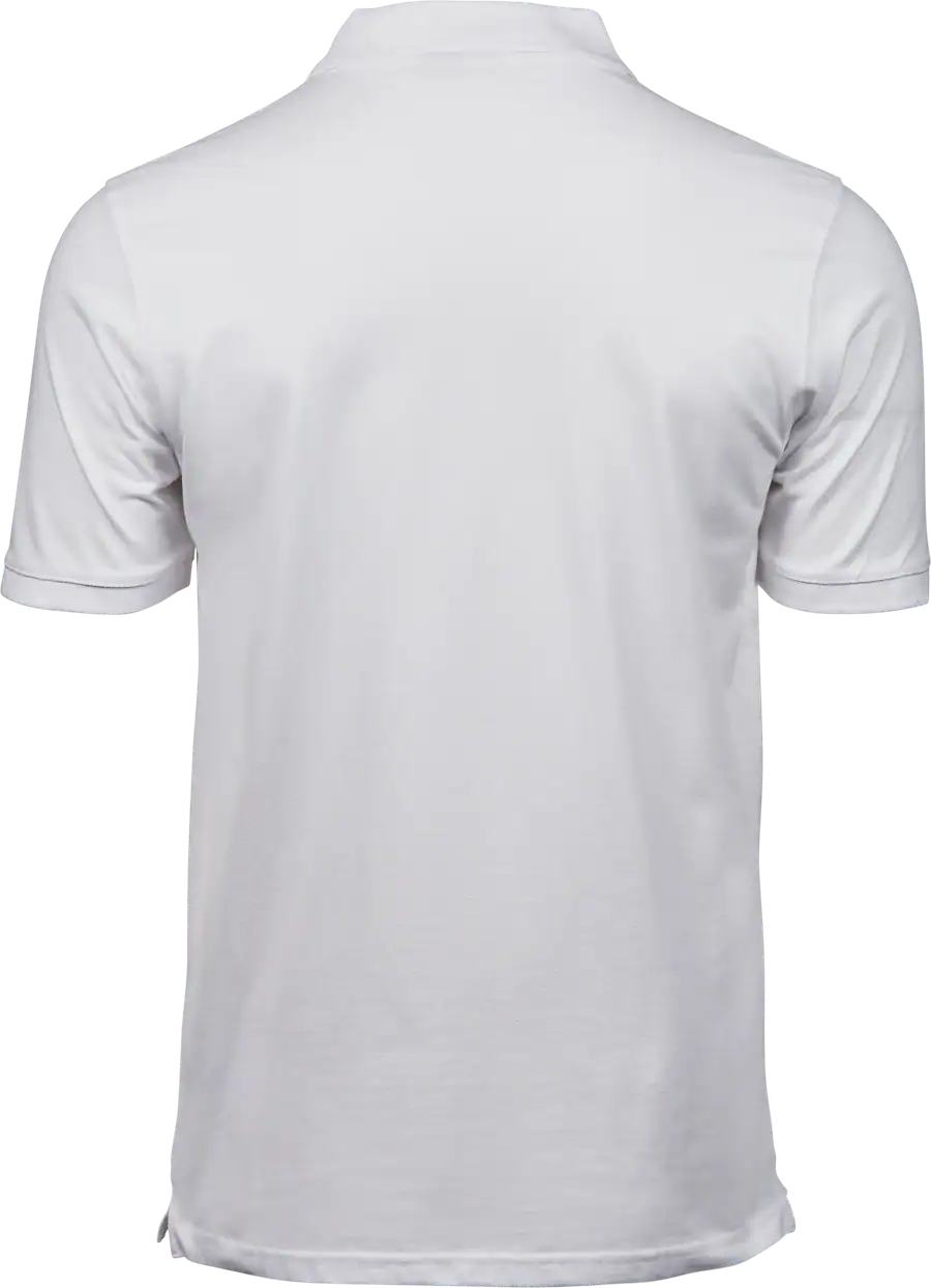 Tee Jays Heavy Polo 1400 Wit achteraanzicht