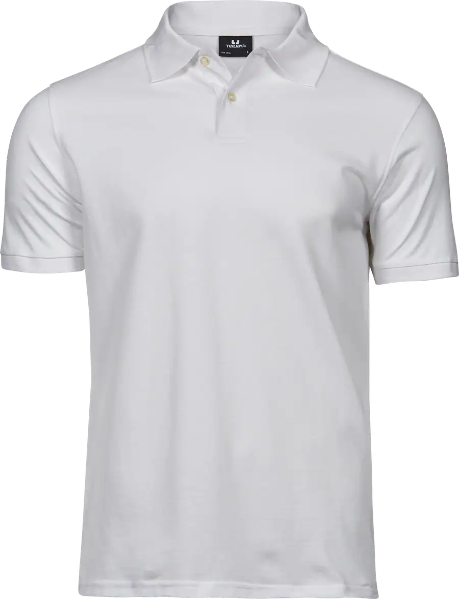 Tee Jays Heavy Polo 1400 Wit vooraanzicht